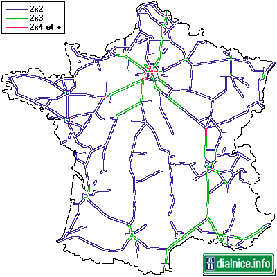 Diaľničná sieť Francúzsko