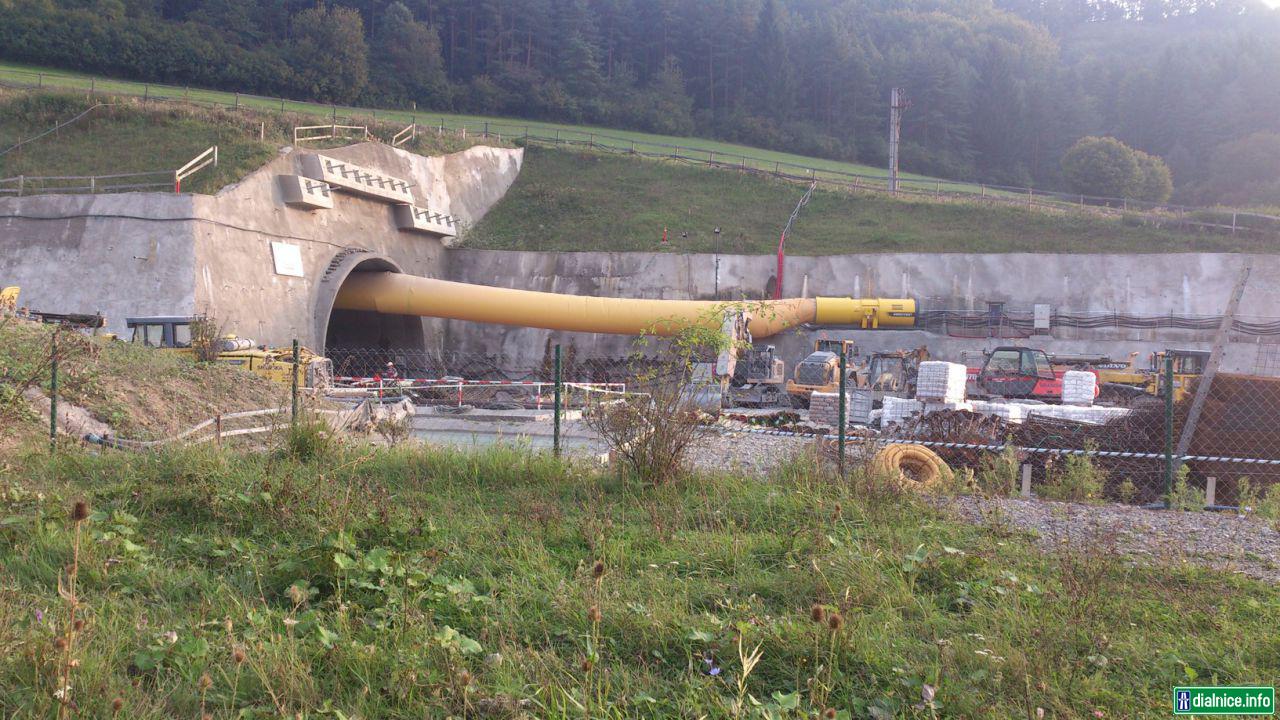 Tunel Ovčiarsko - západný portál 10.9.2014