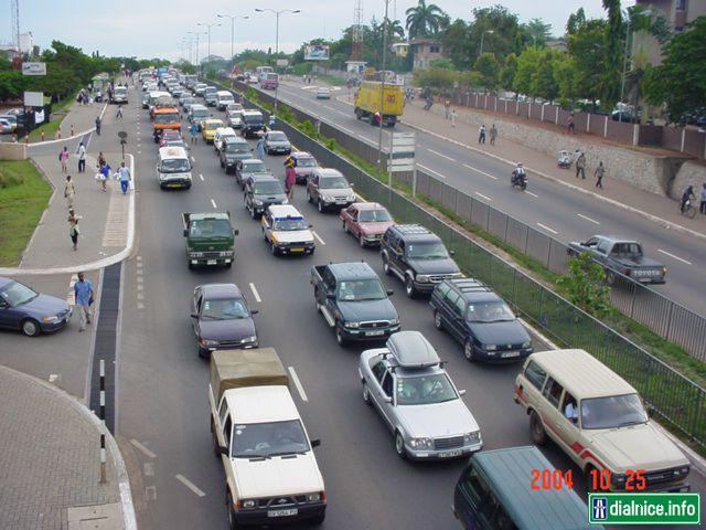 Diaľnice v Afrike - Ghana