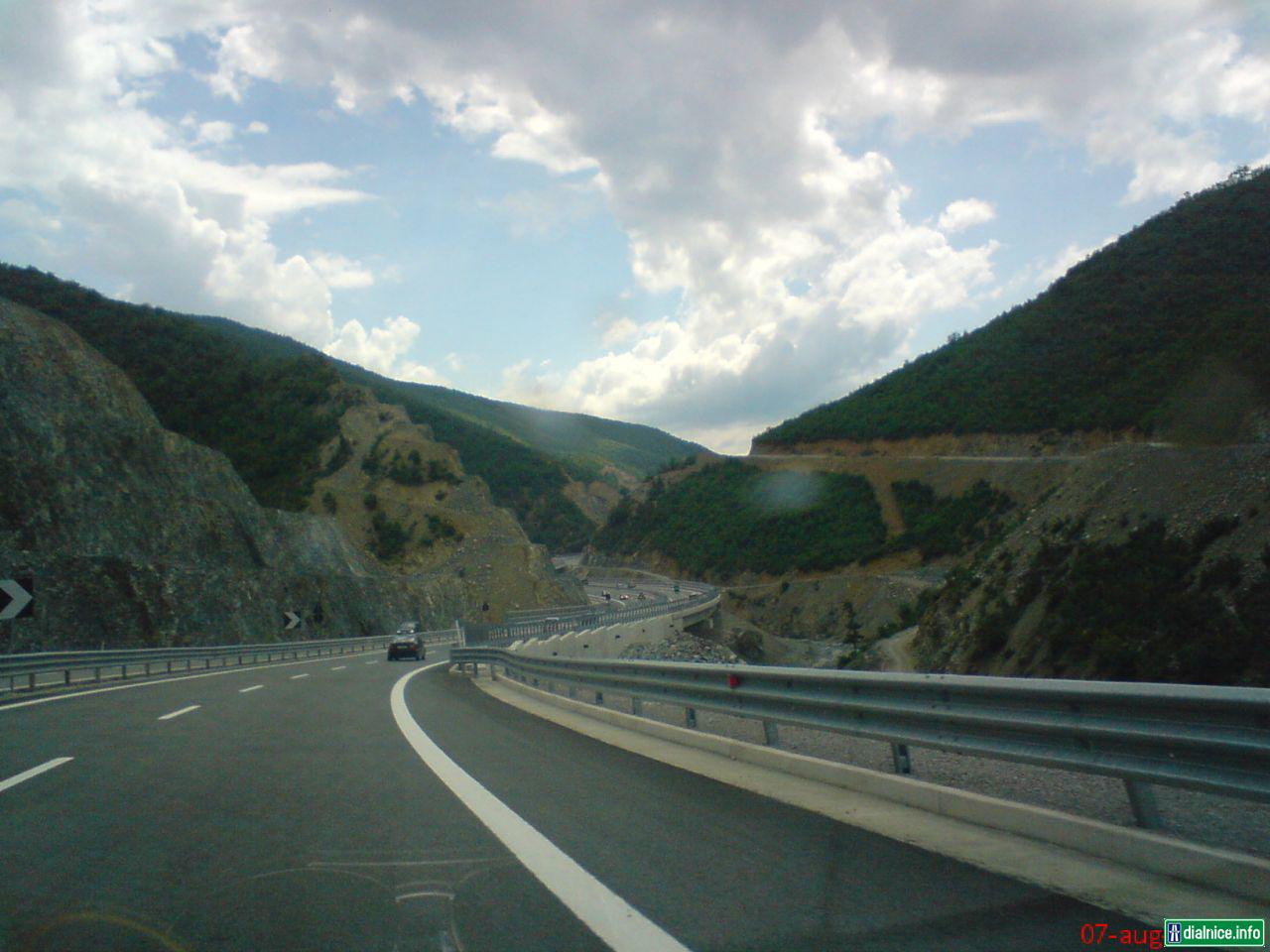 Dialnica A1 Rreshen-Kukes v Albánsku