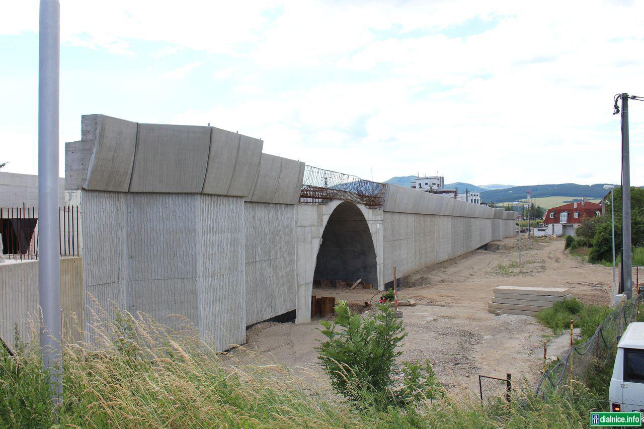 Trenčín výstavba žel. mosta cez Váh