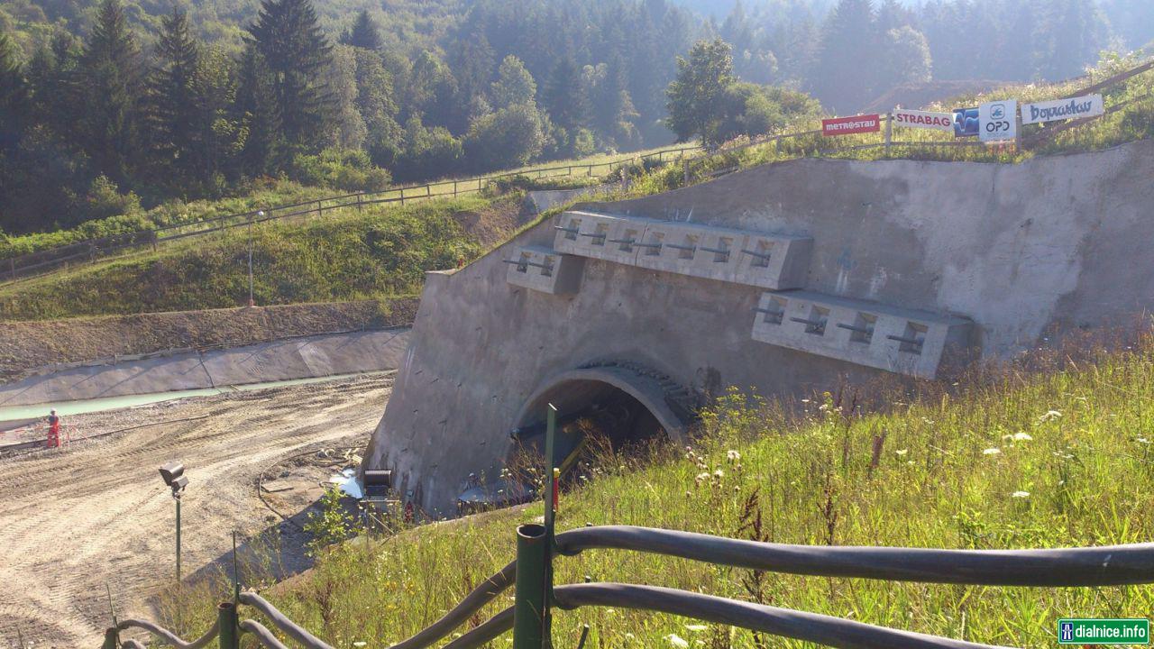 tunel Ovčiarsko - záp.portál 9.8.2014