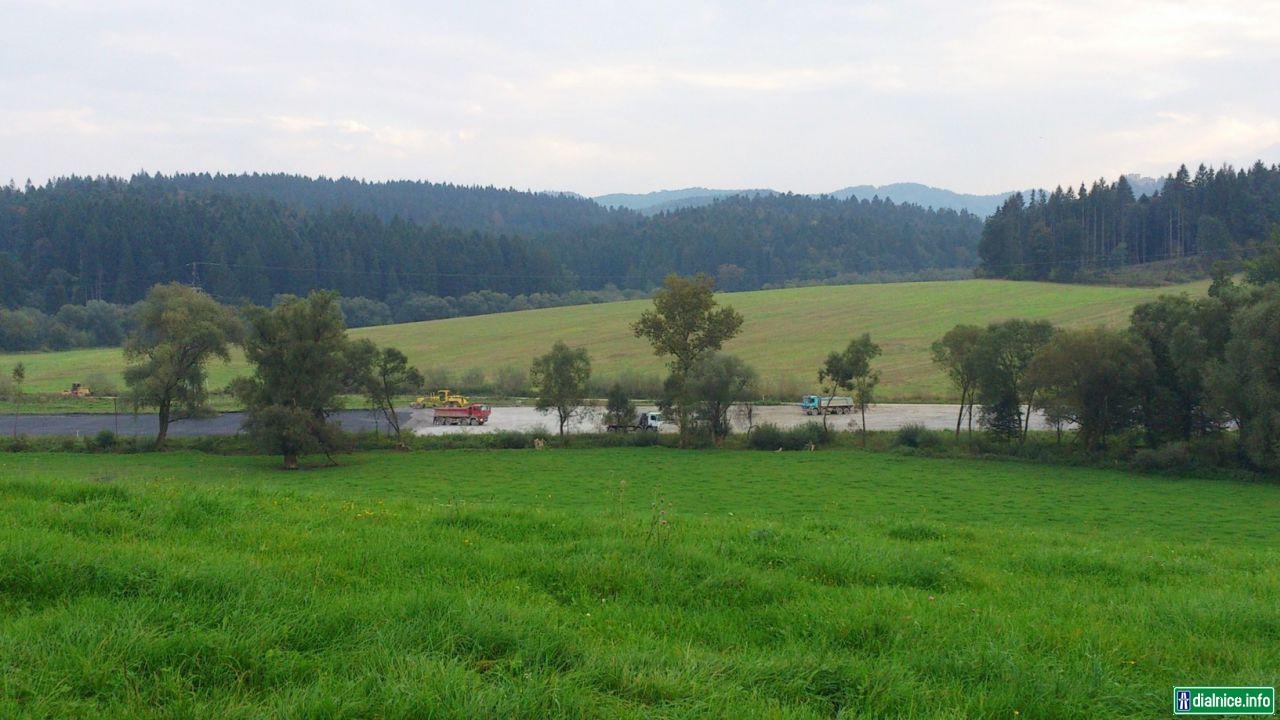 D1 - úsek pred záp.portálom tunelu Zilina 17.9.2014