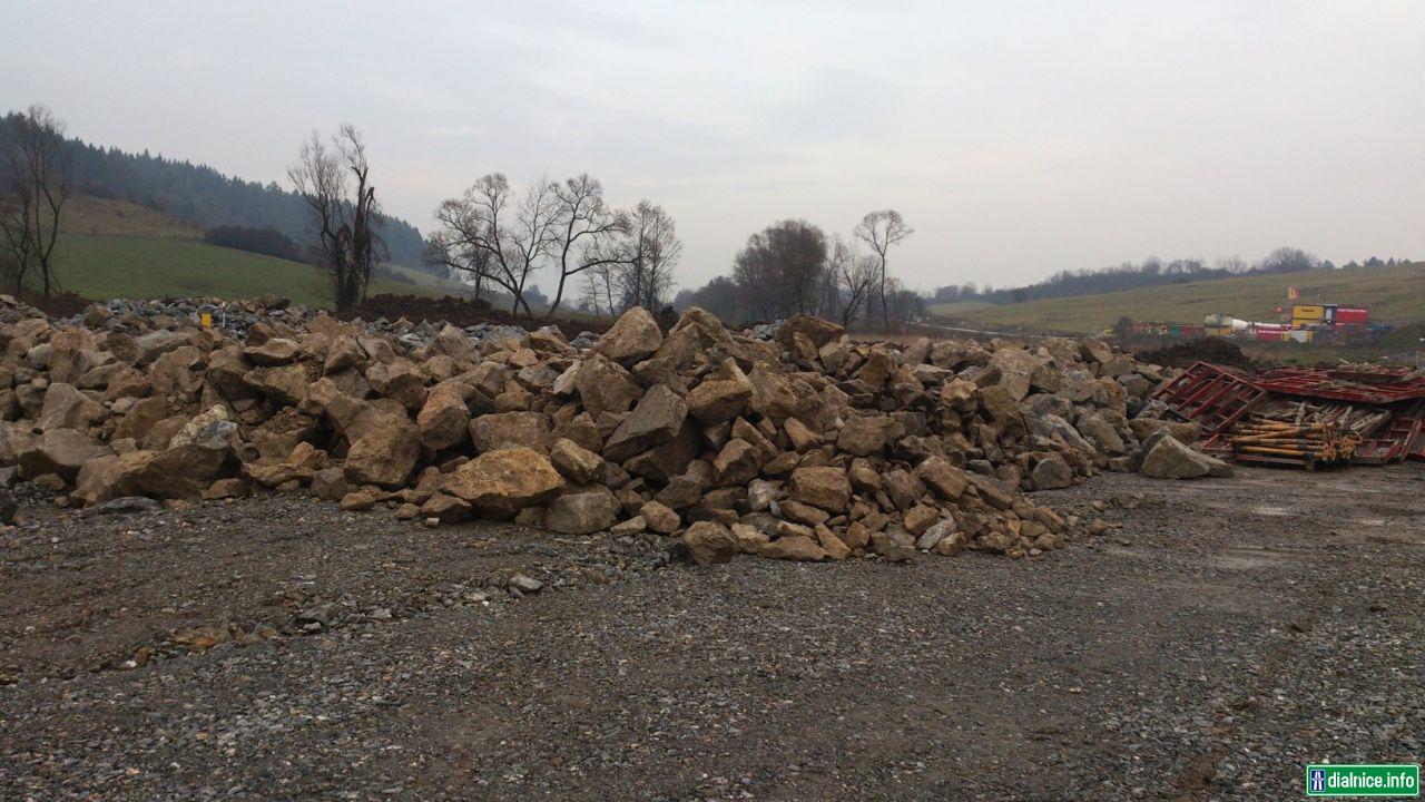 úsek pred západ.portálom tunelu Zilina