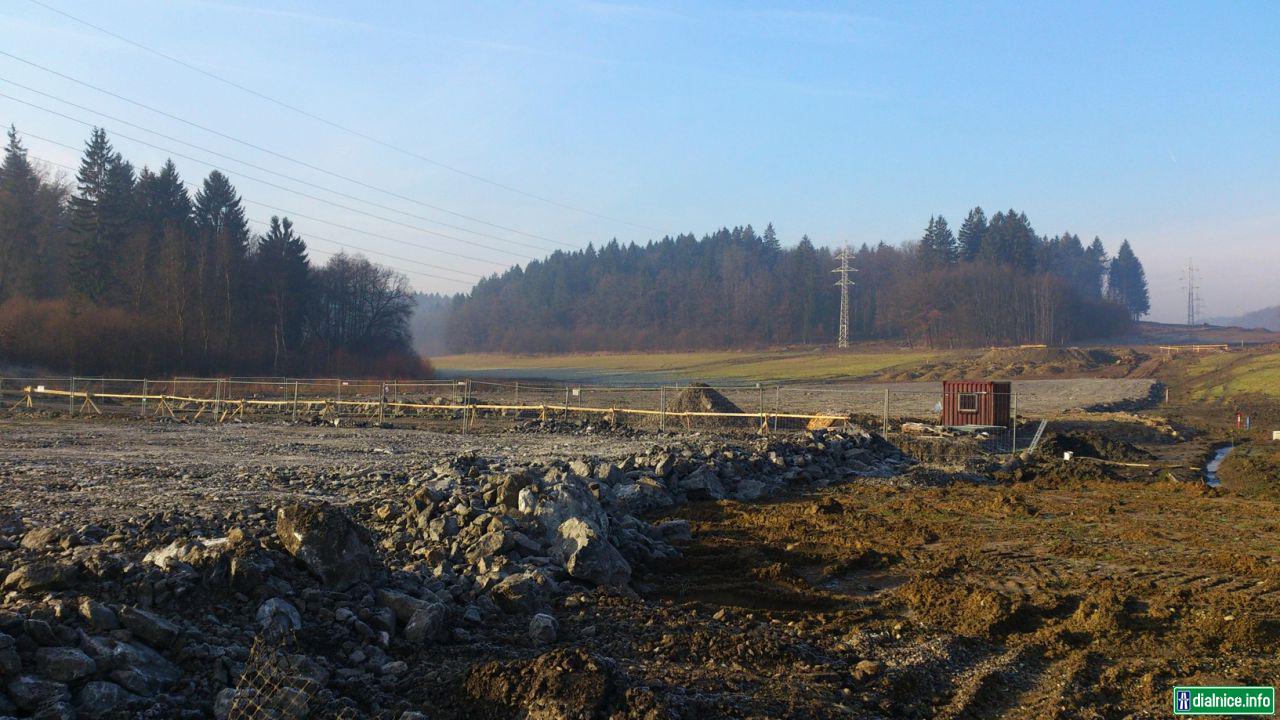 úsek pred západ.portálom tunelu Zilina