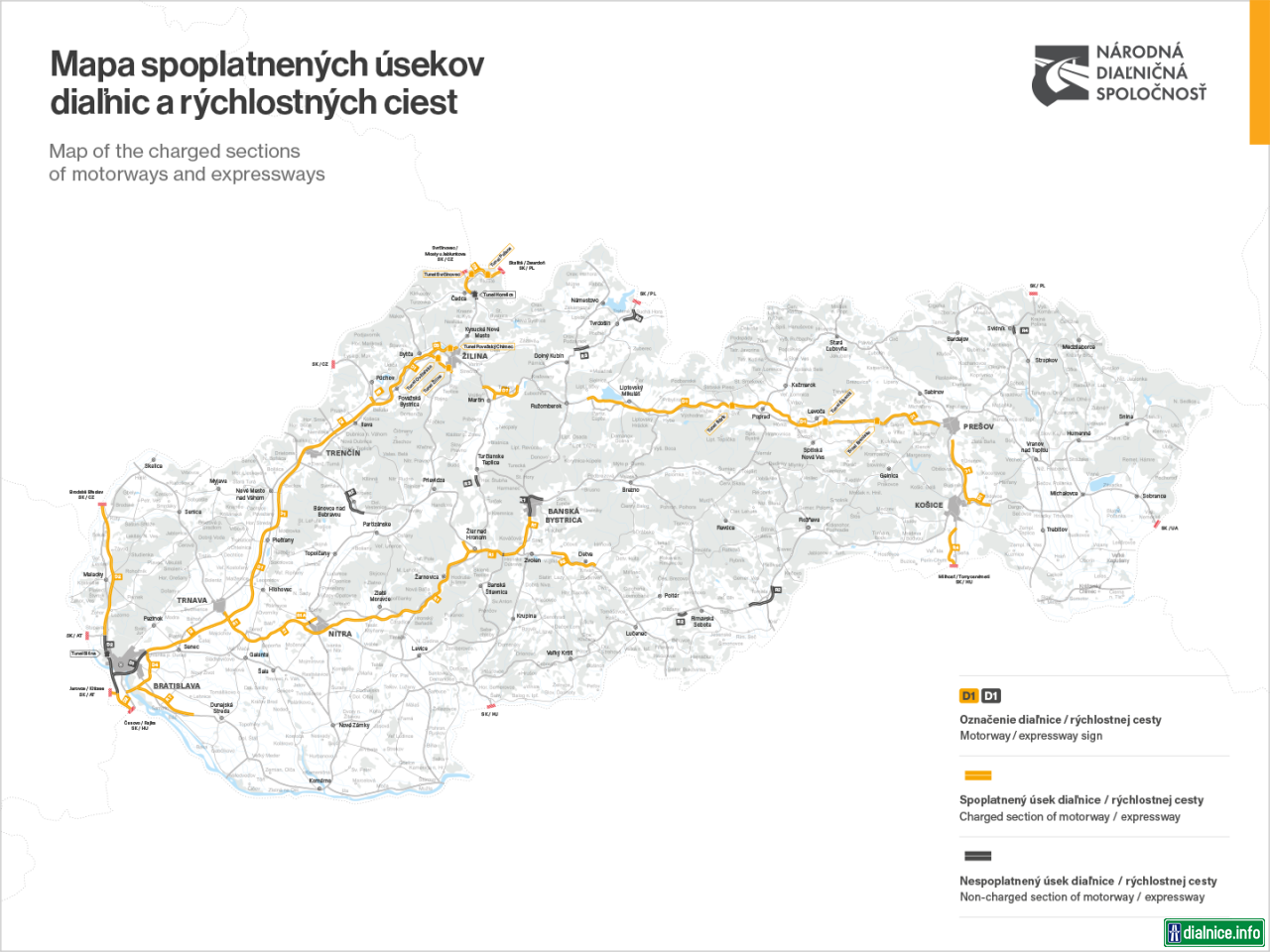 Mapa spoplatnenia