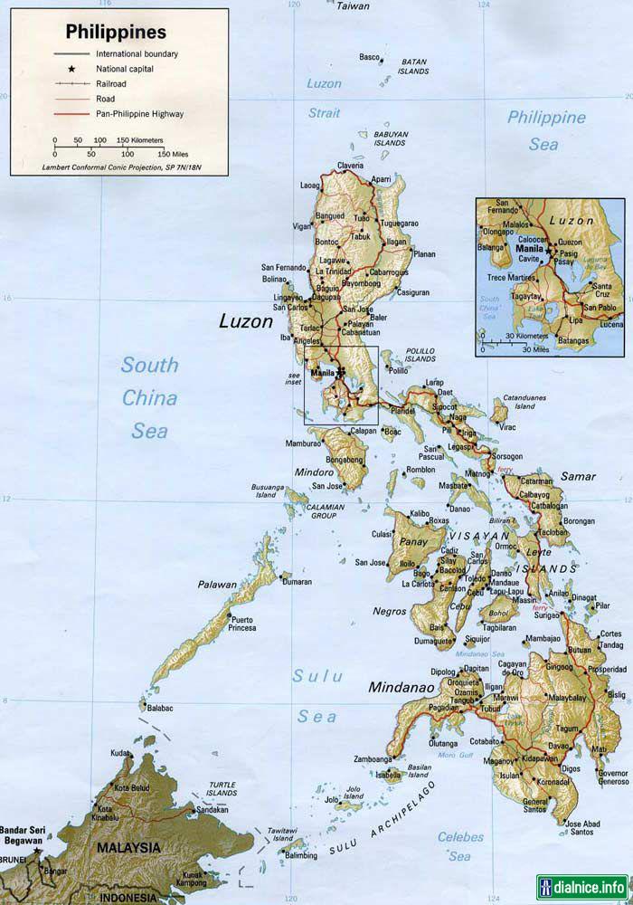 Filipíny- diaľnice a cesty