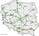 Stav autostrád a rýchlociest v Poľsku