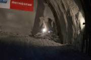 Prerážka južného tubusu -tunel Zilina