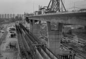 Výstavba diaľnično-železničného mosta cez Dunaj v Bratislave
