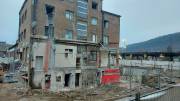 Modernizácia Žilina 19.11.21 - budúca budova CRD a budúci vstup do nového podchodu