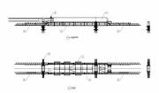 Underslung movable scaffolding system