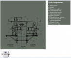 Underslung movable scaffolding system